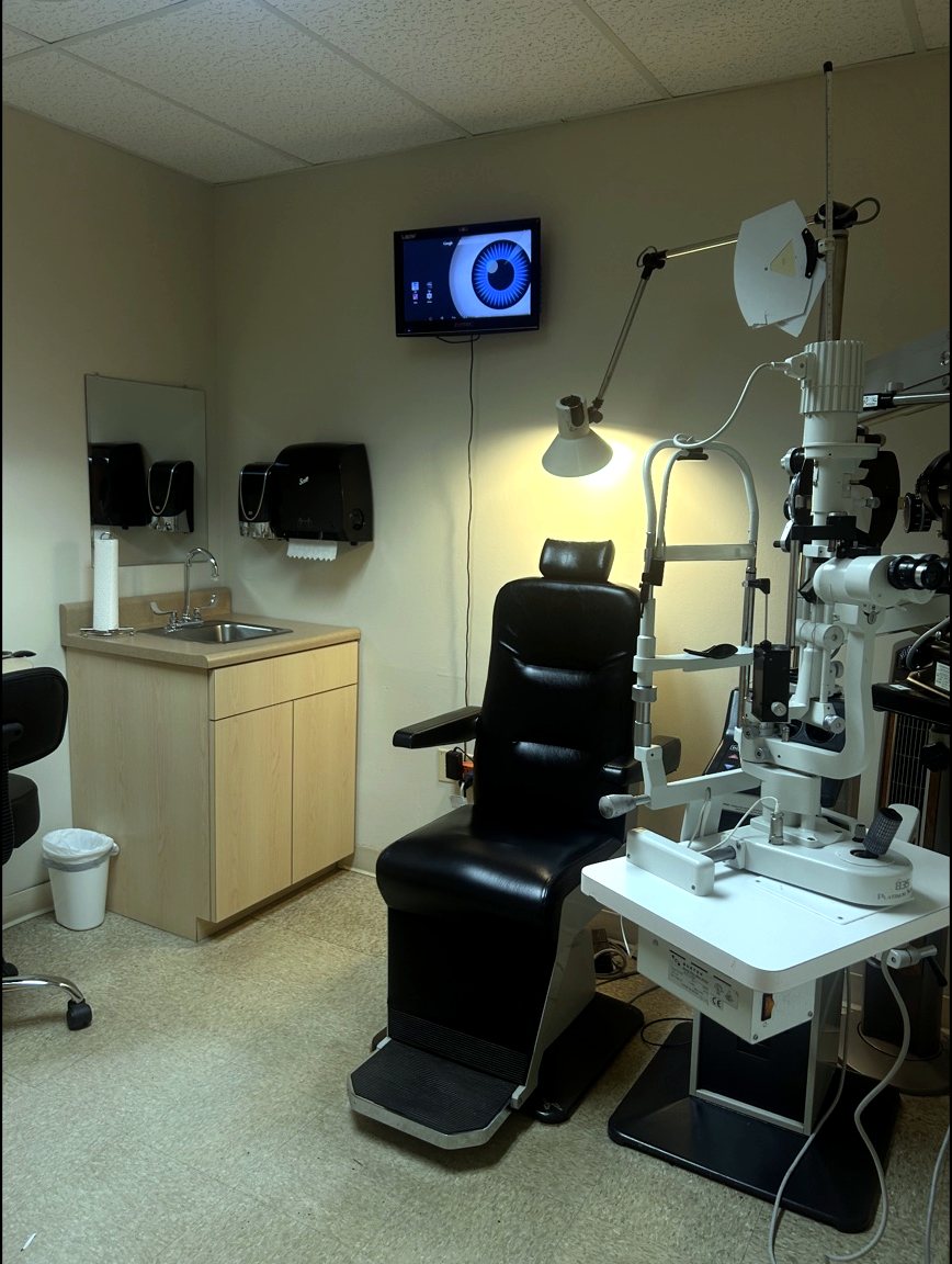 Balitski Vision exam room and optometry equipment